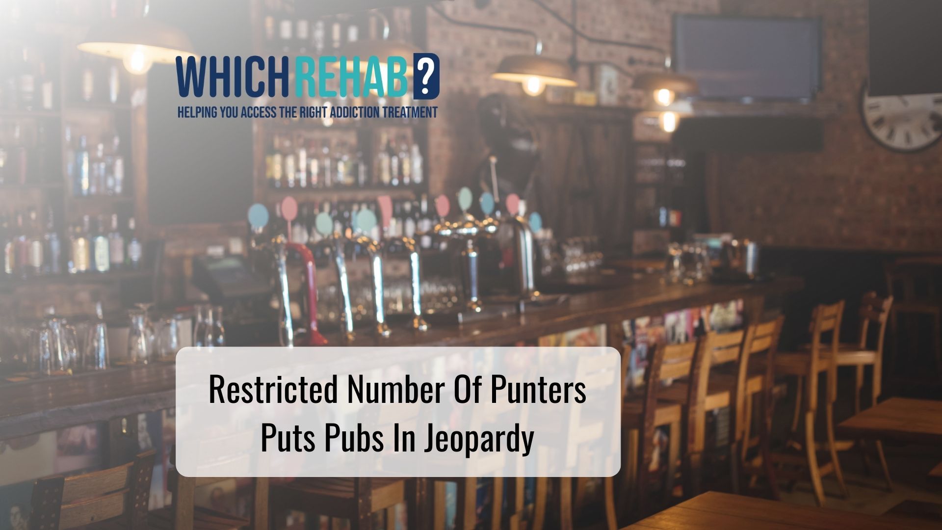 Empty Bar due to lockdown