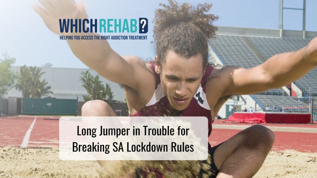 Luvo Manyonga breaking lockdown rules