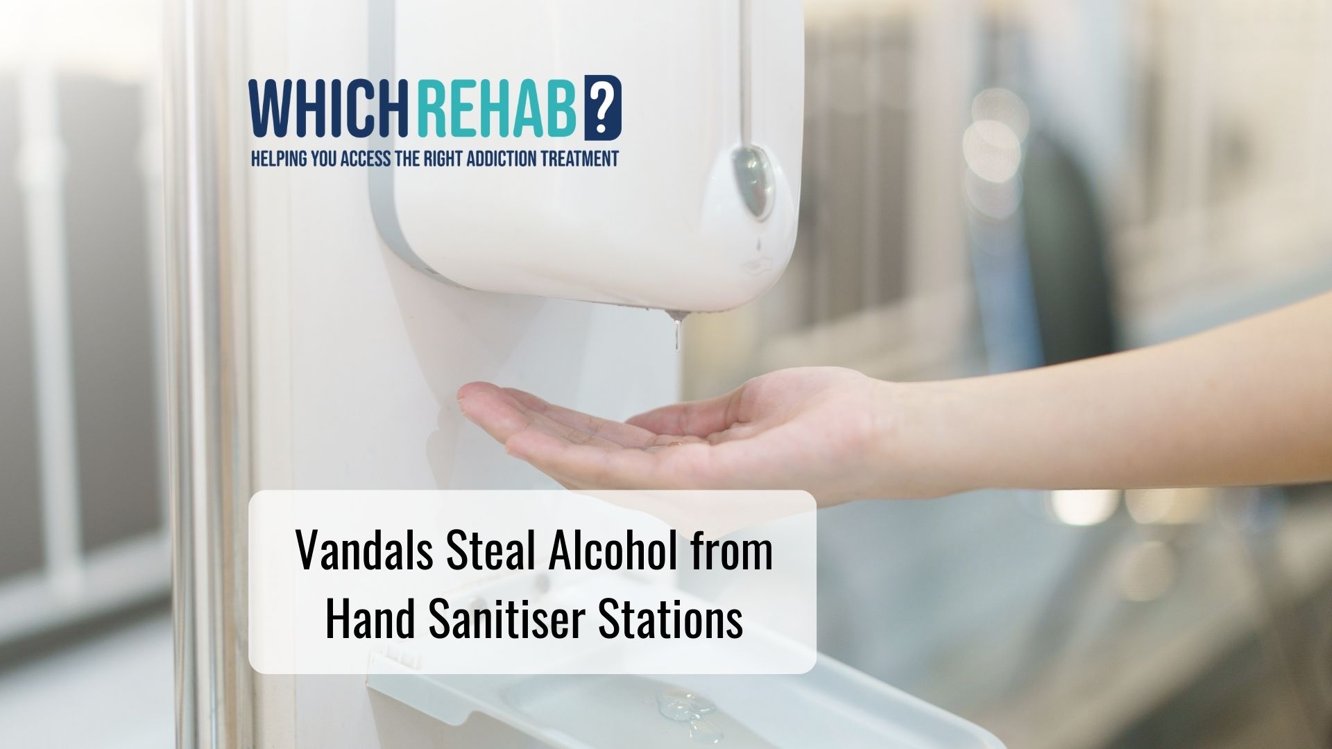 Alcohol addicts drinking hand sanitiser