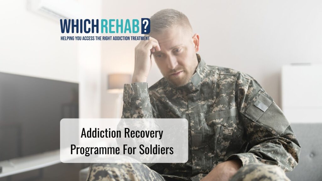 Addiction recovery for soldiers