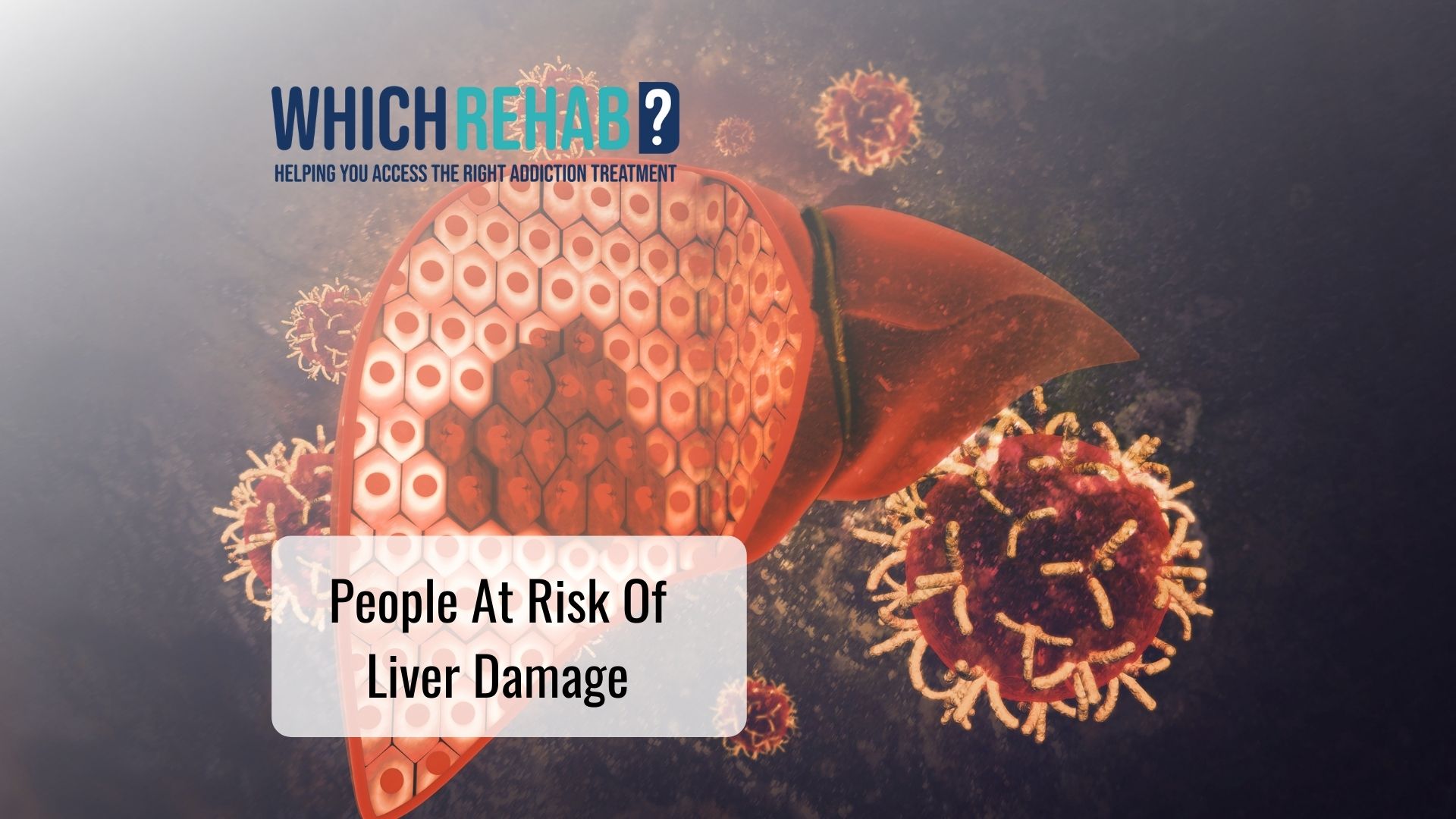 Liver damage from alcohol addiction