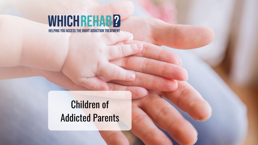 Child of parent with addiction problem