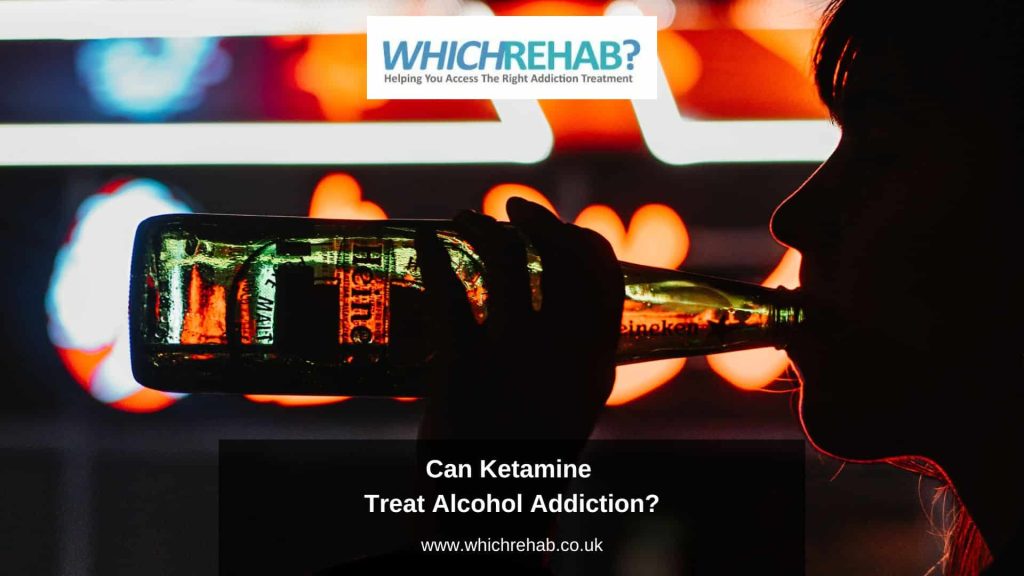 A silhouette of a woman drinking a bottle of beer - Which Rehab